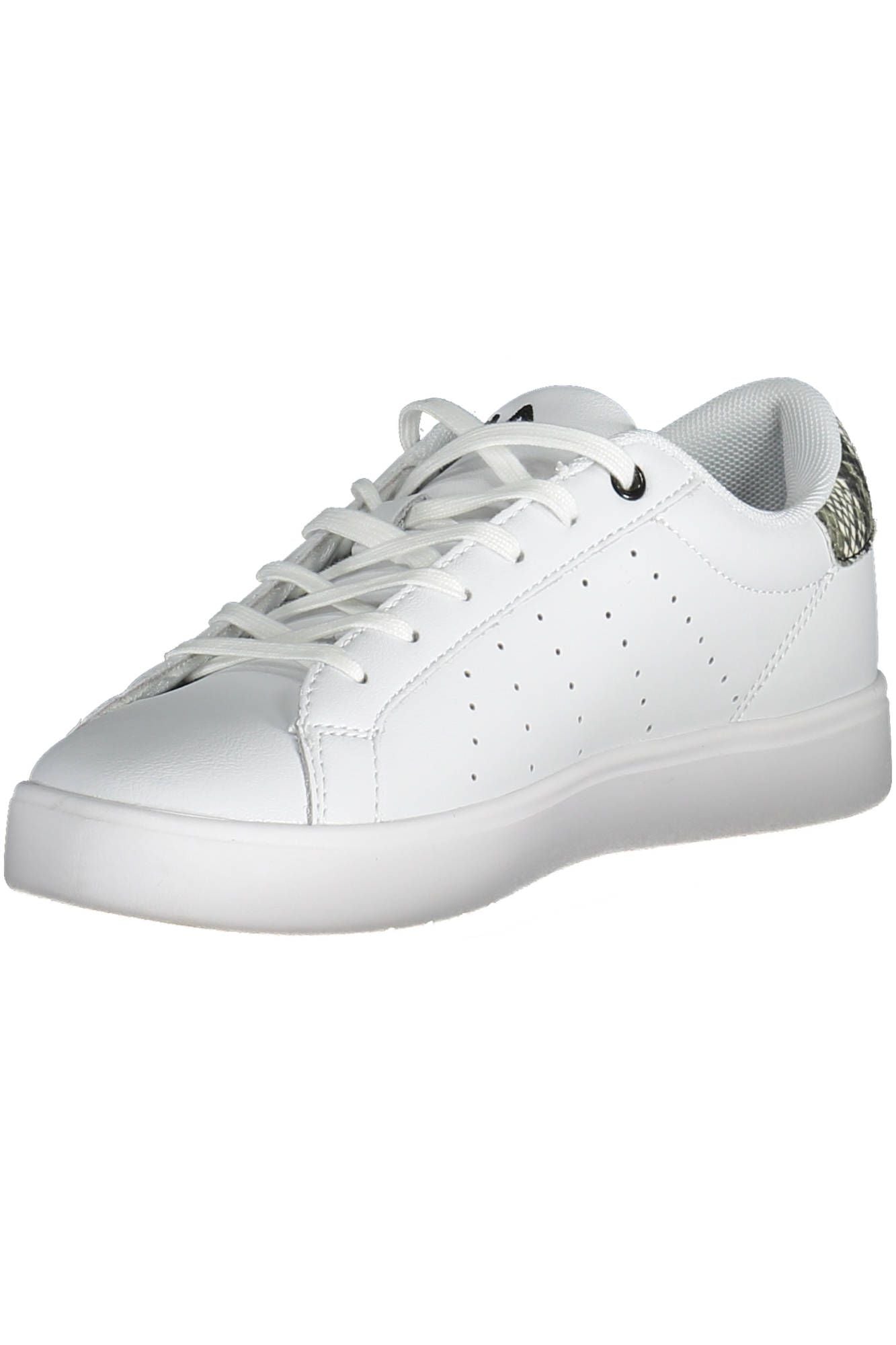 White Leather Women Sneaker - SEHABRANDS