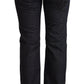 Chic Dark Blue Low Waist Straight Denim - SEHABRANDS