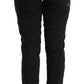 Chic Low Waist Black Slim Fit Jeans - SEHABRANDS