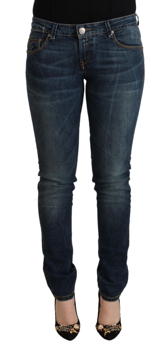 Chic Slim-Fit Low Waist Skinny Jeans - SEHABRANDS