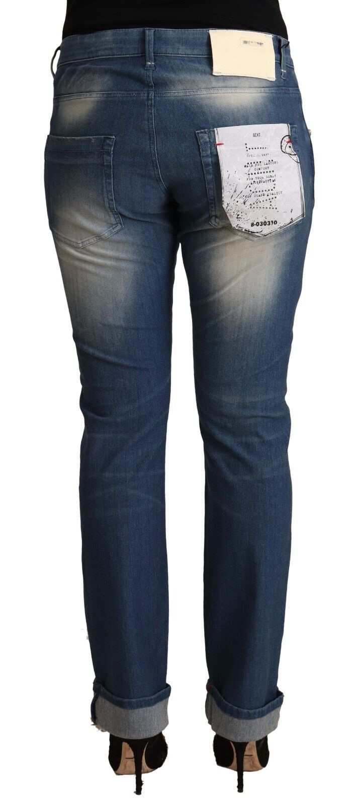 Chic Mid Waist Skinny Denim Jeans - SEHABRANDS