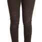 Chic Slim Fit Brown Skinny Jeans - SEHABRANDS