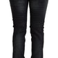 Sleek Black Washed Slim Fit Jeans - SEHABRANDS