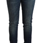 Elegant Slim Fit Low Waist Denim Jeans - SEHABRANDS