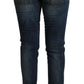 Elegant Slim Fit Low Waist Denim Jeans - SEHABRANDS