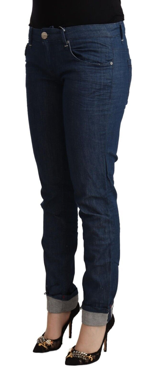 Sleek Low Waist Skinny Denim - SEHABRANDS