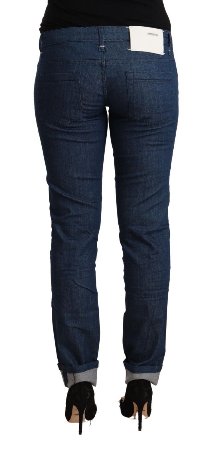 Sleek Low Waist Skinny Denim - SEHABRANDS