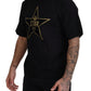 Dolce & Gabbana Gold Star DG Emblem Crewneck Tee