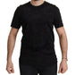 Dolce & Gabbana Elegant Black Baroque Crewneck Tee