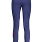 Blue Cotton Women Legging - SEHABRANDS