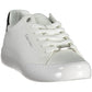 White Leather Women Sneaker - SEHABRANDS