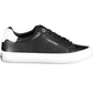 Black Leather Women Sneaker - SEHABRANDS