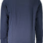 Blue Cotton Men Sweater - SEHABRANDS