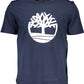 Blue Cotton Men T-Shirt - SEHABRANDS