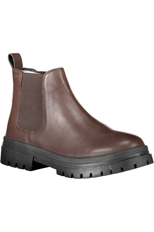 Brown Leather Men Boot - SEHABRANDS