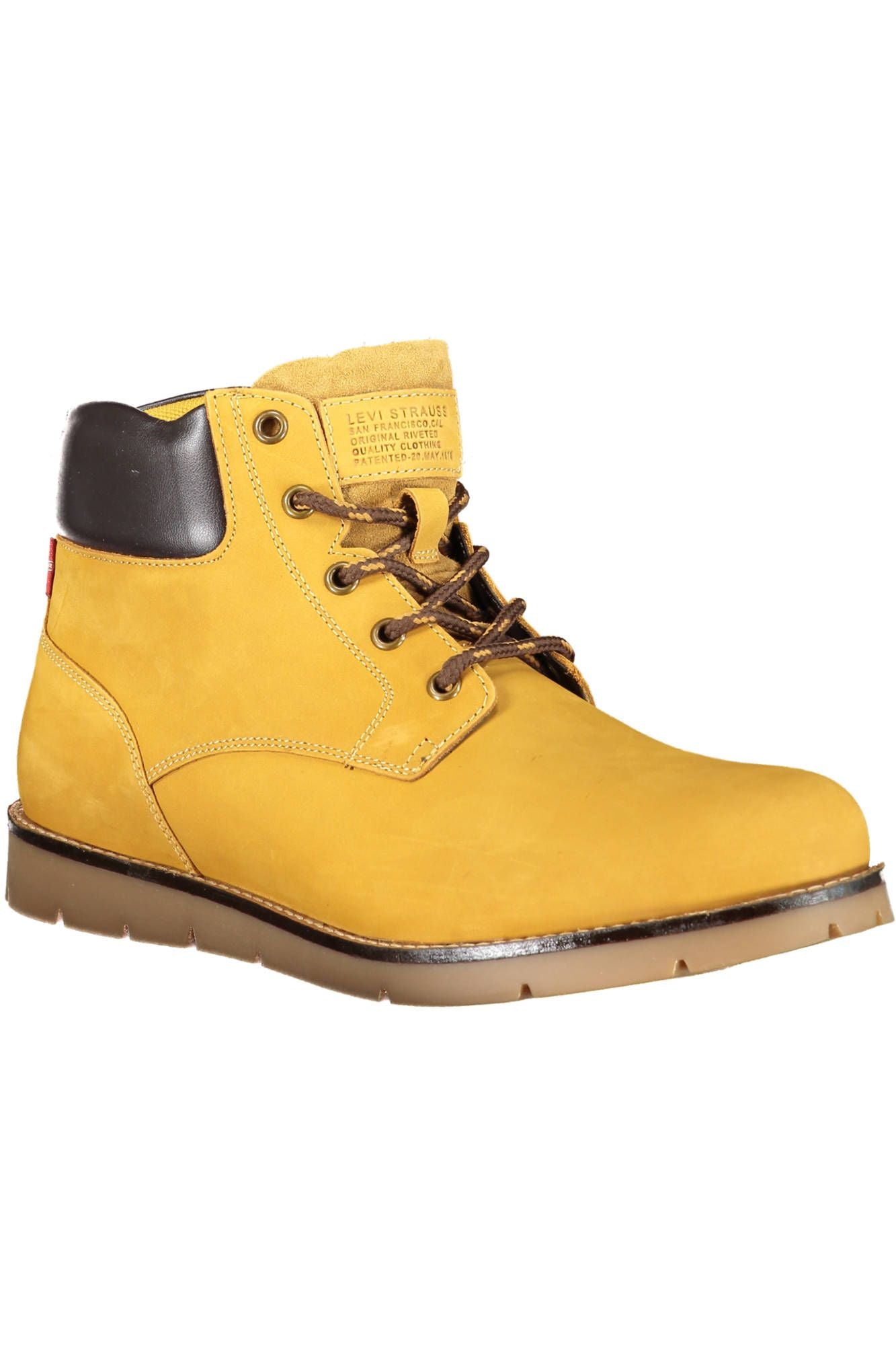 Yellow Leather Men Boot - SEHABRANDS