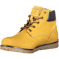 Yellow Leather Men Boot - SEHABRANDS