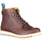 Brown Leather Men Boot - SEHABRANDS