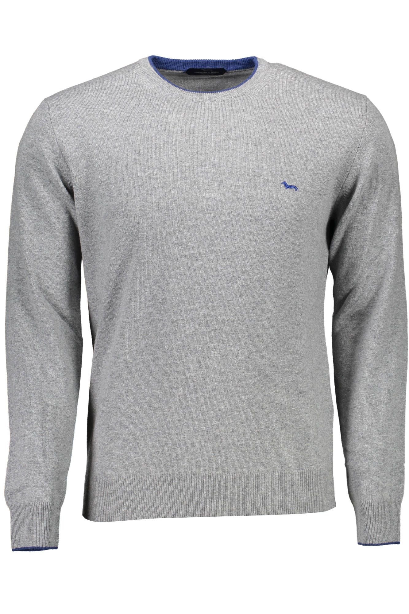 Gray Wool Men Sweater - SEHABRANDS