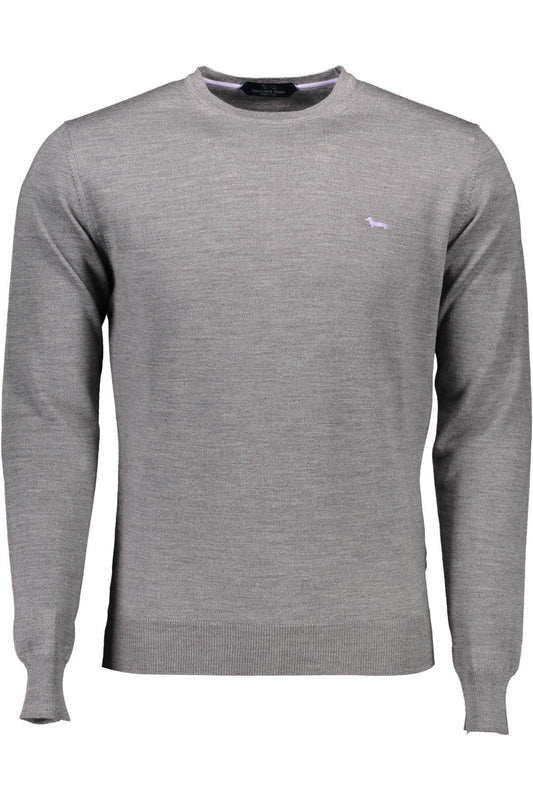 Gray Wool Men Sweater - SEHABRANDS