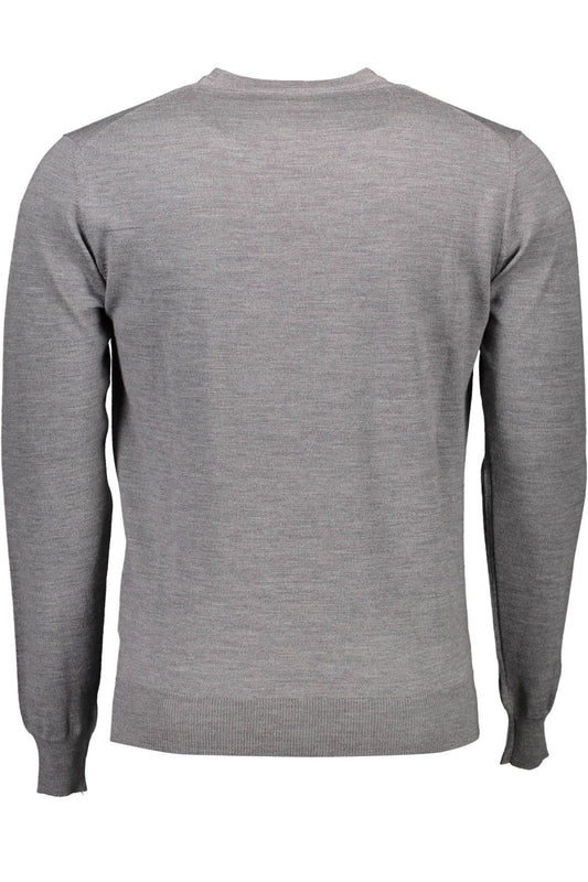 Gray Wool Men Sweater - SEHABRANDS