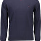 Blue Wool Men Sweater - SEHABRANDS