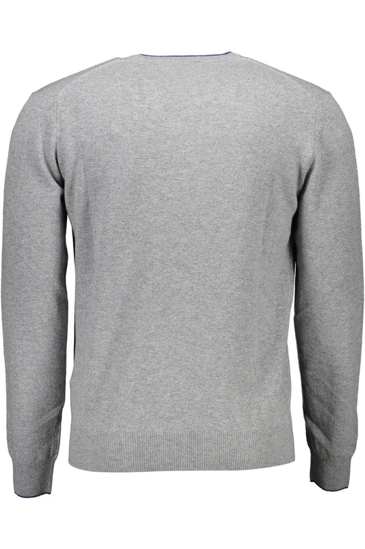 Gray Wool Men Sweater - SEHABRANDS