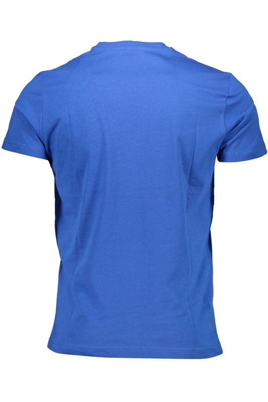 Blue Cotton Men T-Shirt - SEHABRANDS