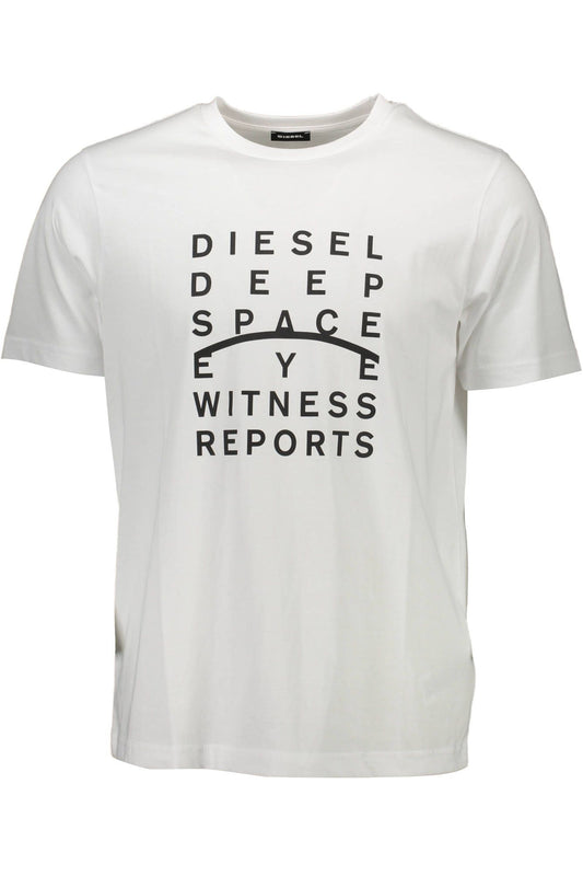 White Cotton Men T-Shirt - SEHABRANDS