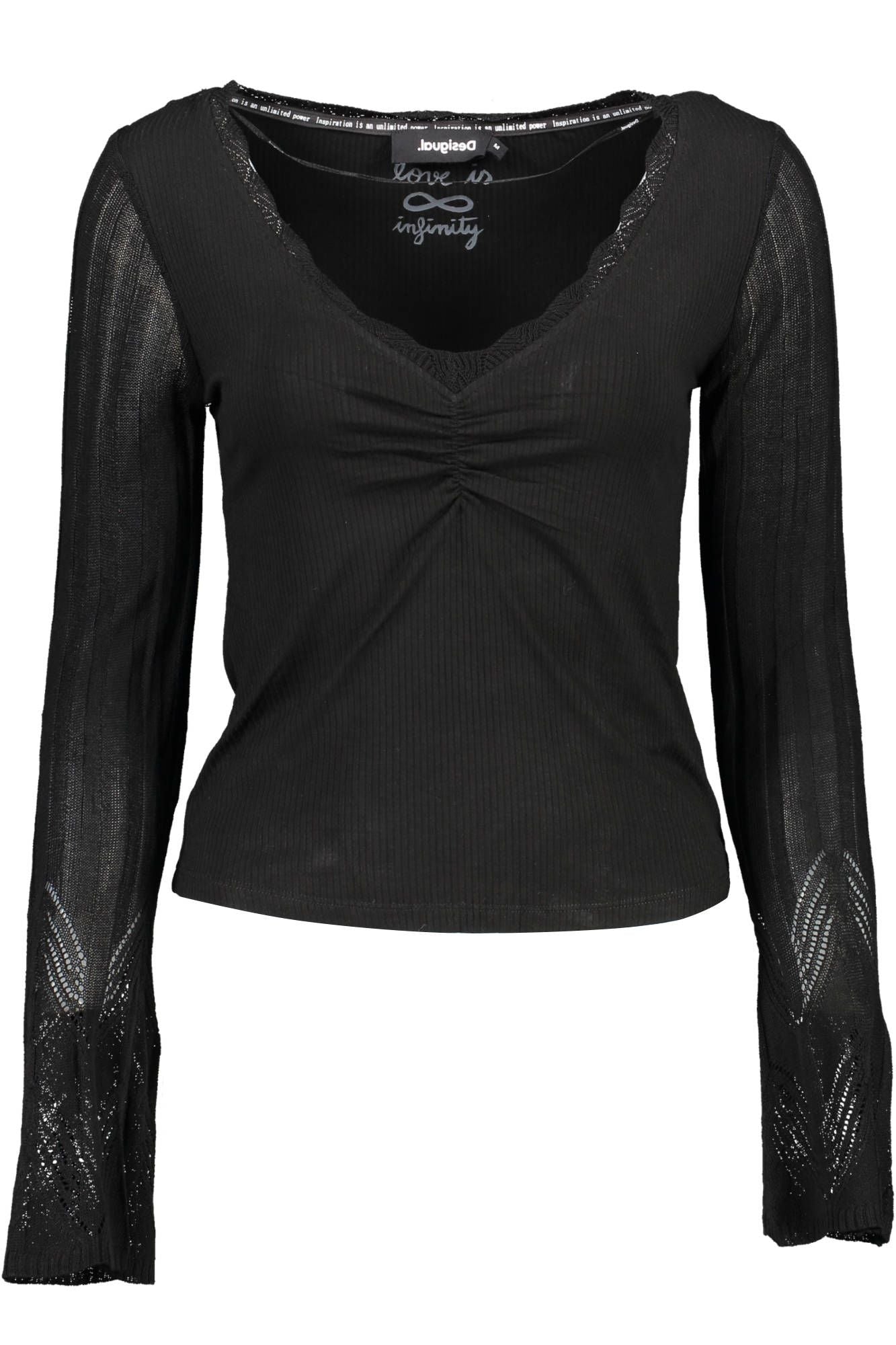 Black Viscose Women Sweater - SEHABRANDS