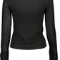 Black Viscose Women Sweater - SEHABRANDS