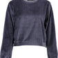 Blue Cotton Women Sweater - SEHABRANDS