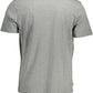 Gray Cotton Men T-Shirt - SEHABRANDS