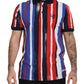 Dolce & Gabbana Elegant Striped Cotton Polo T-shirt