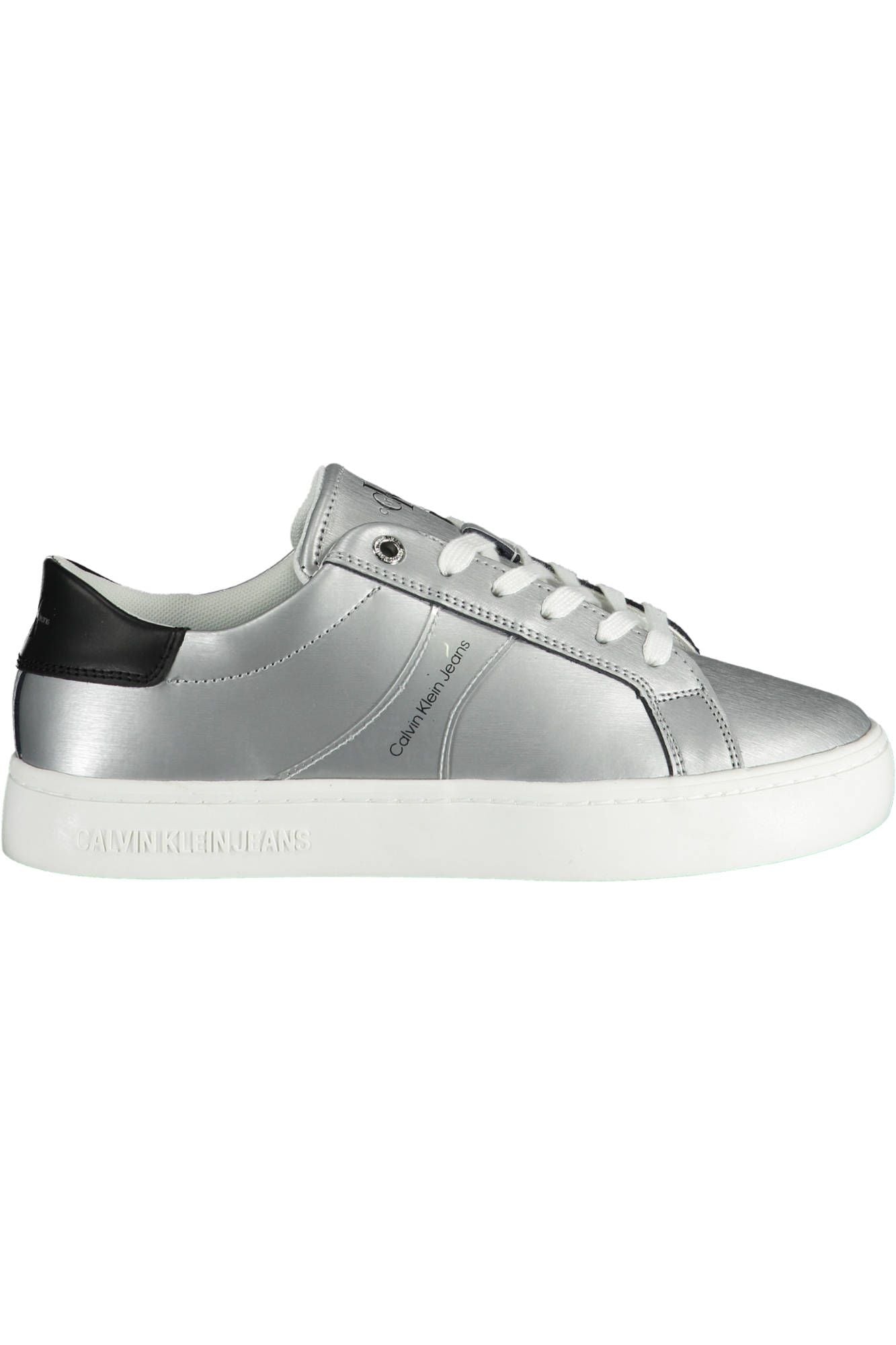 Silver Cotton Women Sneaker - SEHABRANDS