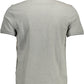 Gray Cotton Men Polo Shirt - SEHABRANDS