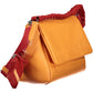 Chic Orange Shoulder Bag with Contrasting Details - SEHABRANDS