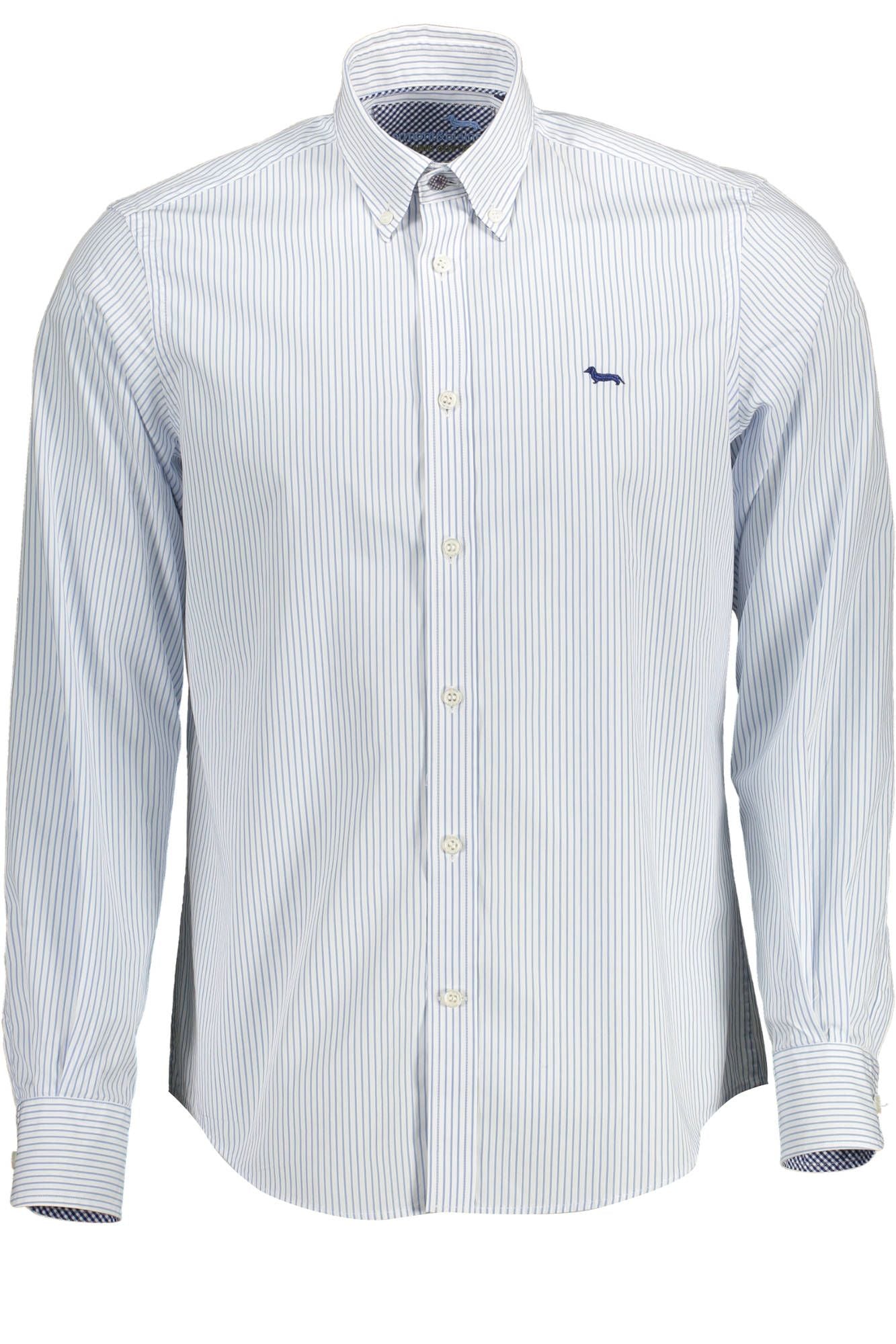 Light Blue Cotton Men Shirt - SEHABRANDS