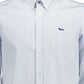 Light Blue Cotton Men Shirt - SEHABRANDS