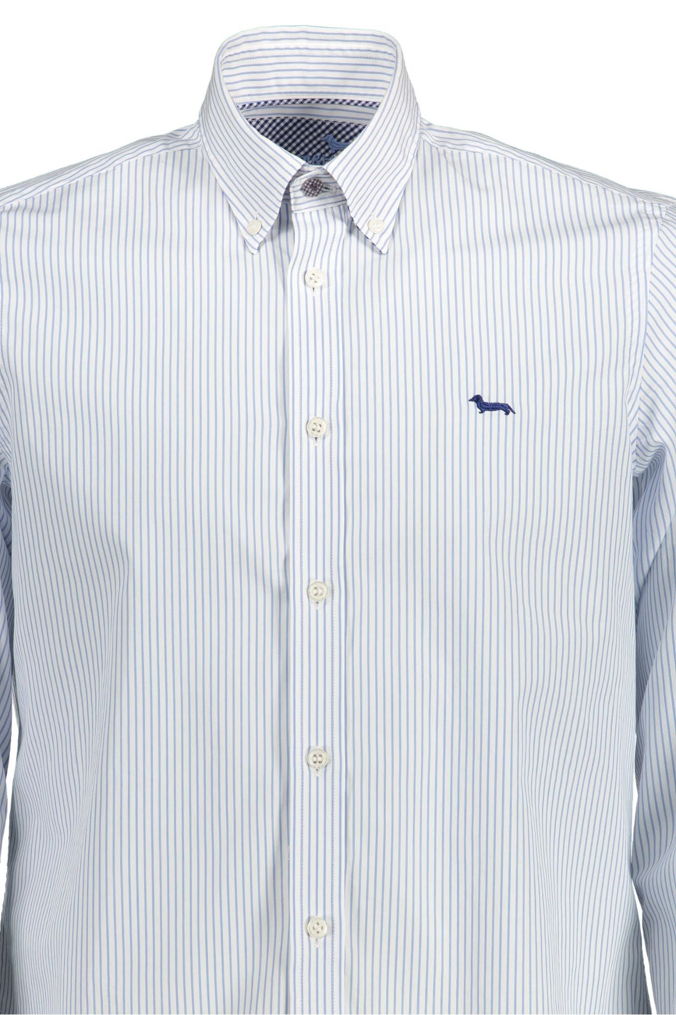 Light Blue Cotton Men Shirt - SEHABRANDS