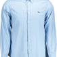 Light Blue Cotton Men Shirt - SEHABRANDS