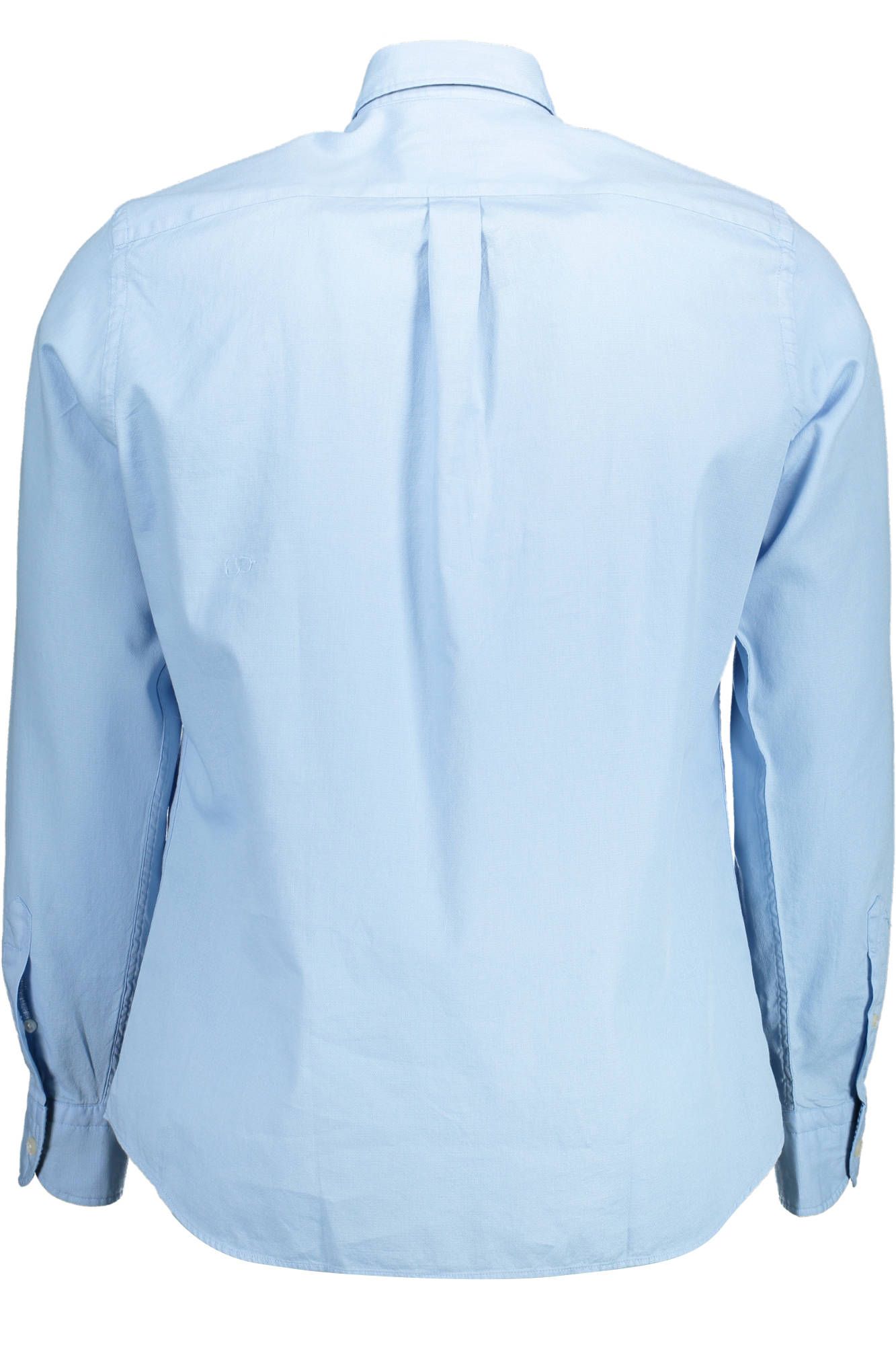 Light Blue Cotton Men Shirt - SEHABRANDS