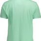 Green Cotton Men Polo Shirt - SEHABRANDS