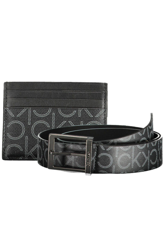 Black Polyethylene Men Wallet - SEHABRANDS