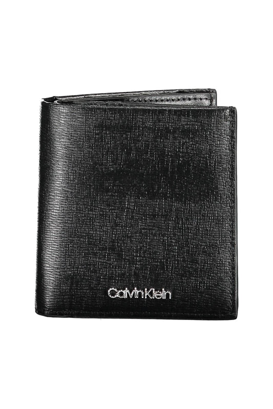 Black Leather Mens Wallet - SEHABRANDS