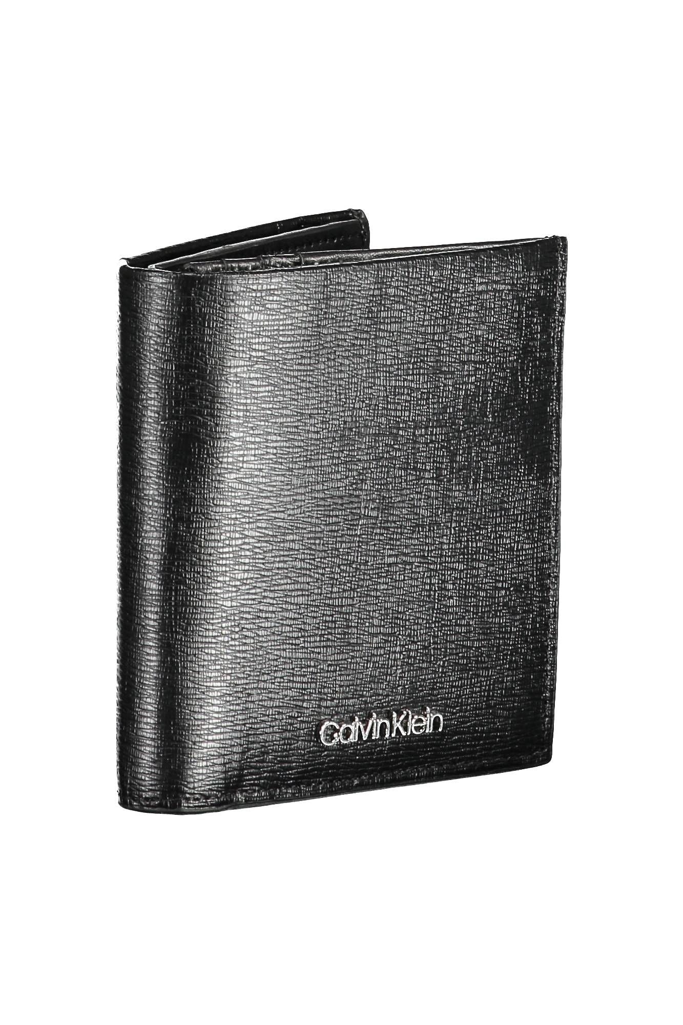 Black Leather Mens Wallet - SEHABRANDS