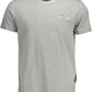 Gray Cotton Men T-Shirt - SEHABRANDS