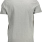 Gray Cotton Men T-Shirt - SEHABRANDS