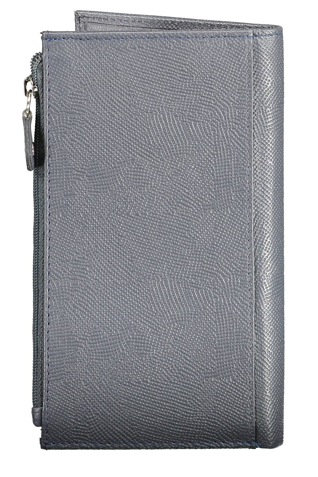 Blue Leather Men Wallet - SEHABRANDS