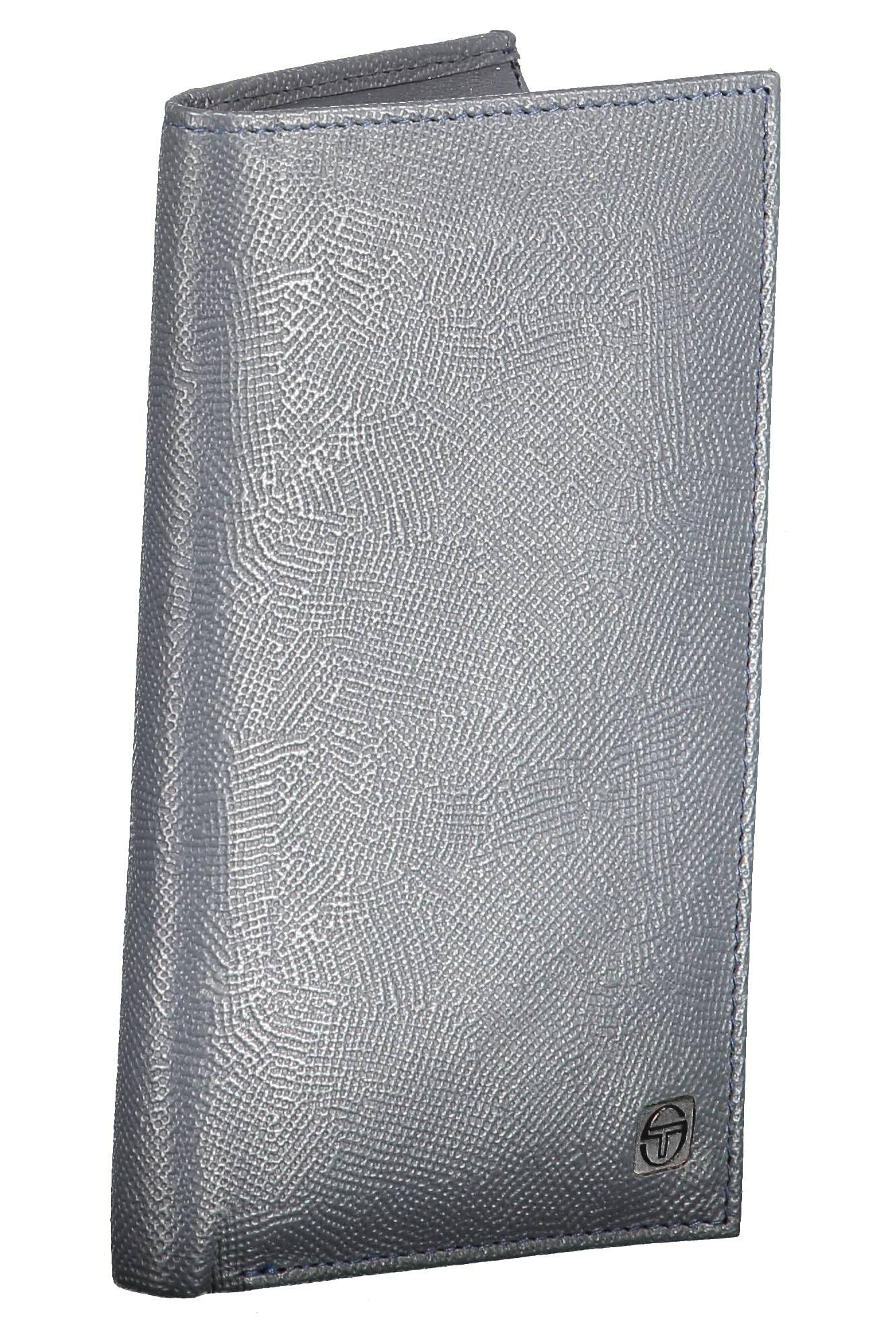 Blue Leather Men Wallet - SEHABRANDS